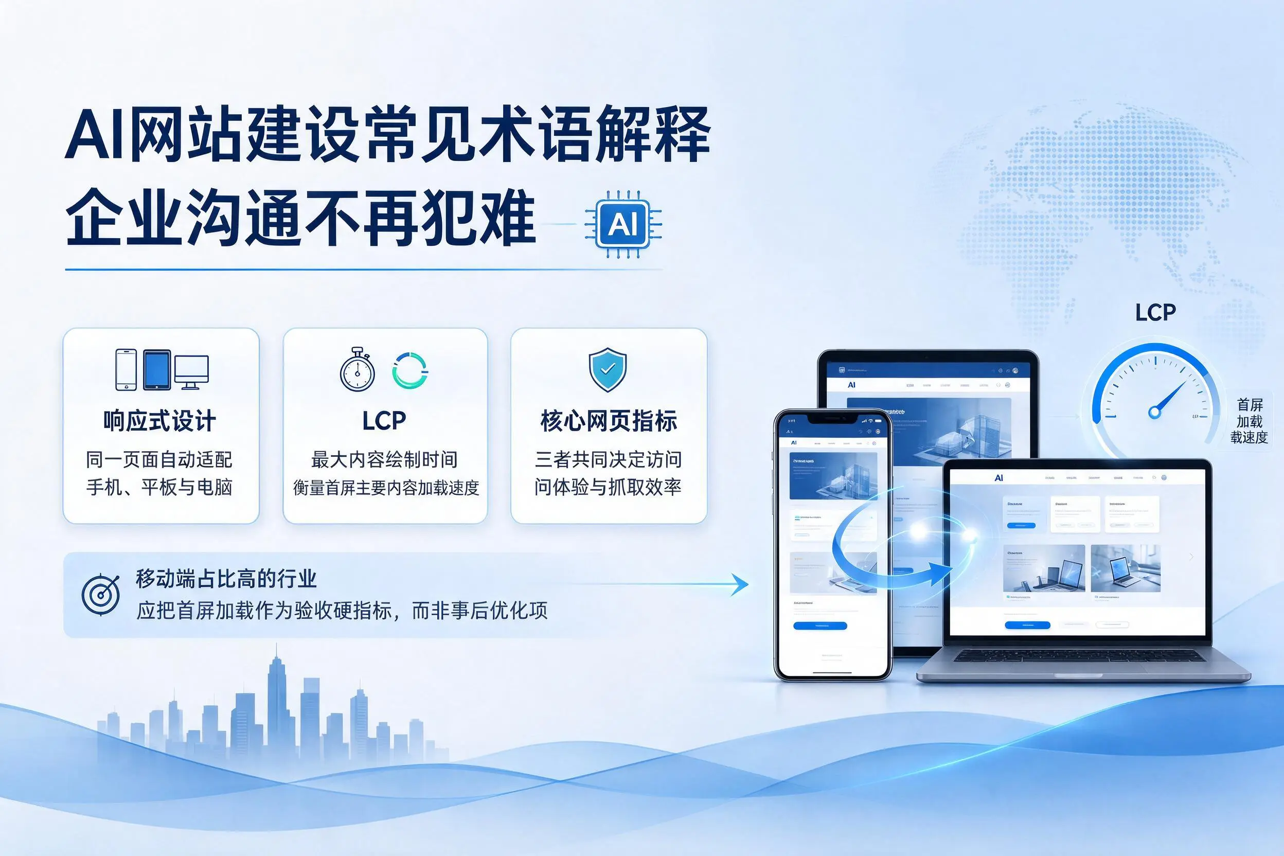 AI网站建设常见术语解释,滨州企业沟通不再犯难